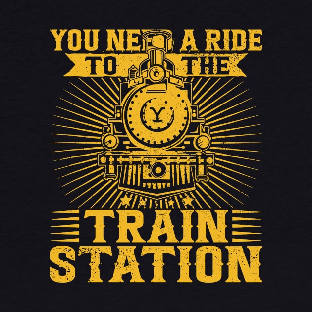 You Need a Ride to the Train Station by Aratack Kinder